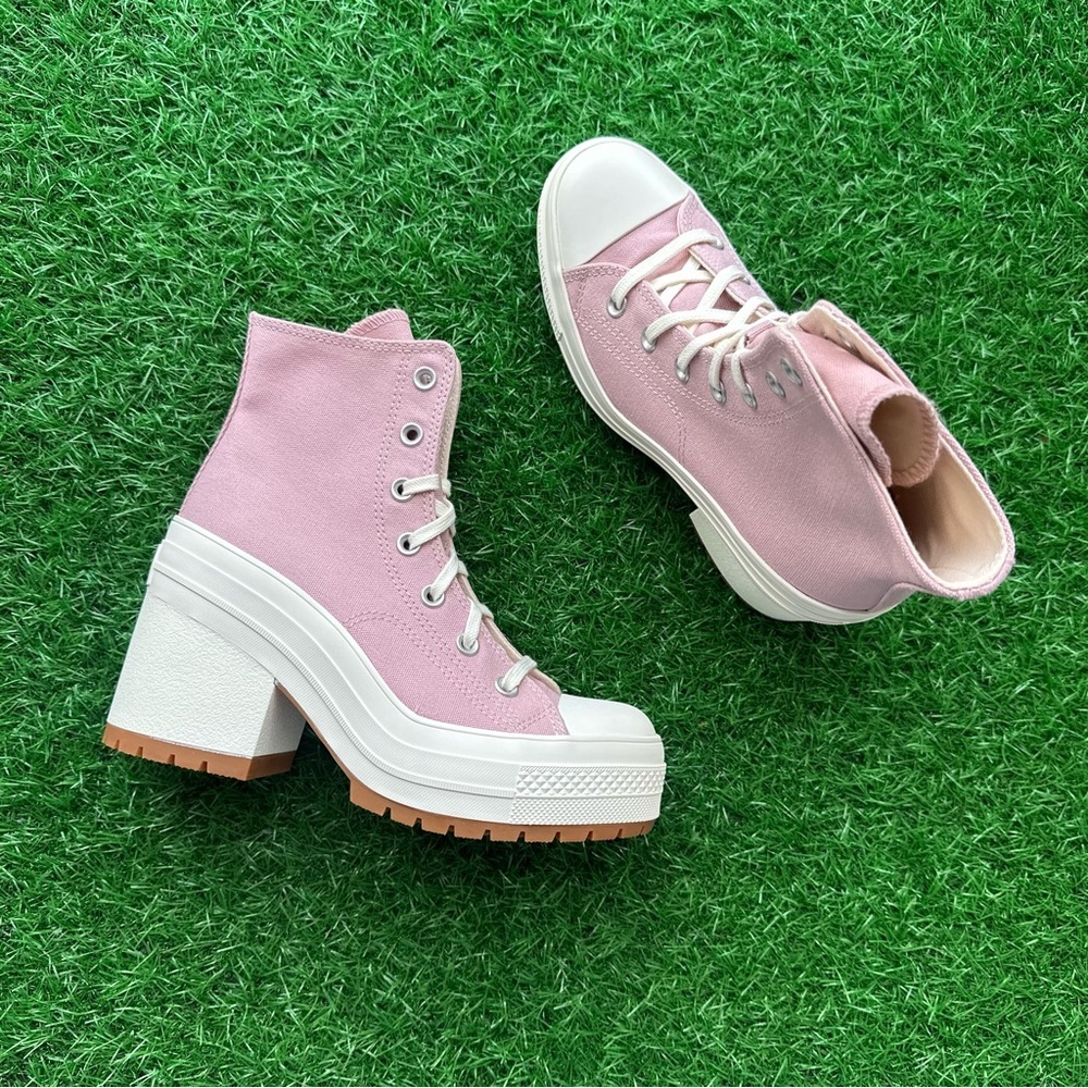Unavailable 🎁Converse Chuck 70 De Luxe Heel X Hi Static Pink - Picture 8 of 8